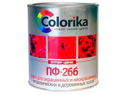 Эмаль ПФ-266 золотистая 0,9кг Colorika