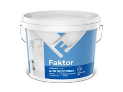 Краска FAKTOR для потолков белая 6 кг