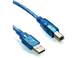 Кабель USB2.0 (AM) - USB2.0 (BM), 3м, ACD ACD-U2ABM-30L, синий