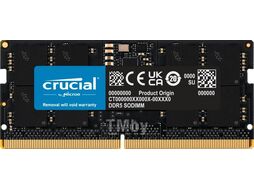 Оперативная память для ноутбука 16Gb Crucial CT16G48C40S5, SODIMM DDR V, PC-38400, 4800MHz