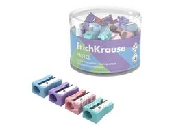 Точилка пластиковая на одно отверстие "EasySharp Pastel", ассорти Erich Krause 59985