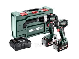 Набор: шуруповерт BS 18 LT BL + гайковерт SSD 18 LT 200 BL Metabo 685196000