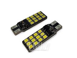 Светодиодная лампочка T107 T10 (W2.1x9.5D) 24SMD 2835,блистер 2 шт. (белый) AVS A78457S