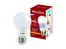 Лампа светодиодная А60 7Вт Е27 3000К LED Bellight