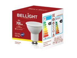 Лампа светодиодная GU10 8Вт 3000К LED Bellight