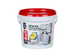 Краска для стен и потолков DALI PROFESSIONAL белая глубокомат. 0,9 л Рогнеда