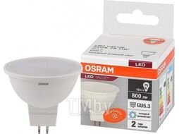 Лампа светодиодная MR16 10Вт 6500К 4058075582934 LED VALUE OSRAM