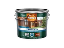 Пропитка-антисептик Pinotex Classic Plus 3 в 1 Красное дерево 9л