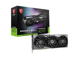 Видеокарта GeForce RTX 4070 Ti, 12Gb GDDR6X 192bit, MSI RTX 4070 Ti GAMING X SLIM 12G, RTL