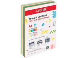 Бумага цв.офисная А4 250 л 80 г/м2 MIX ассорти 10 цв. deVente 2072202