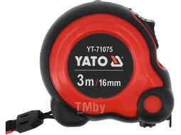 Рулетка 3мх16мм NYLON, ABS (бытовая) Yato YT-71075