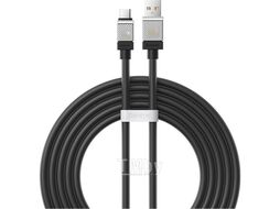 Кабель Baseus CAKW000701 CoolPlay Series Fast Charging Cable USB to Type-C 100W 2m Black