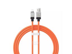 Кабель Baseus CAKW000407 CoolPlay Series Fast Charging USB to iP 2.4A 1m Orange