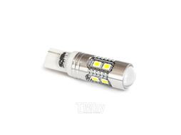 Светодиодная лампочка T106 T10(W2,1x9,5d) 10 SMD 2835 12-24V,блистер 2 шт.(белый) AVS A78197S