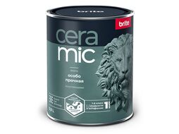 Эмаль BRITE CERAMIC особо прочная акриловая белая 0,9 л