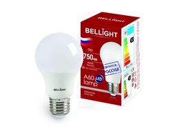 Лампа светодиодная А60 9Вт Е27 4000К LED Bellight