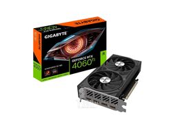 Видеокарта GeForce RTX 4060 Ti, 16Gb GDDR6 128bit, Gigabyte RTX4060Ti WINDFORCE OC 16G GV-N406TWF2OC-16GD, RTL