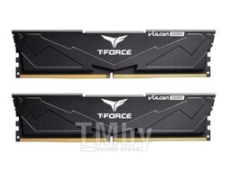 Оперативная память 32Gb Team T-Force Vulcan Black FLBD532G6000HC38ADC01, DDR V, PC-48000, 6000MHz, kit 2x16Gb