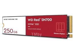 Диск SSD 250Gb WD Red SN700 WDS250G1R0C, (3100/1600), NVMe M.2