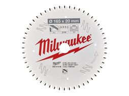 Пильный диск для циркулярной пилы по алюминию MILWAUKEE 165x20x2,2x52 4932471296