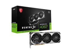 Видеокарта GeForce RTX 4060 Ti, 8Gb GDDR6 128bit, MSI RTX 4060 TI VENTUS 3X E 8G OC, RTL