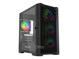 Корпус Powercase Mistral Micro X4B Black CMMXB-L4, без БП, mATX