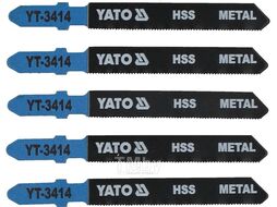 Полотна по металлу для электролобзика 50x75x1,0мм 32TPI (5шт) Yato YT-3414