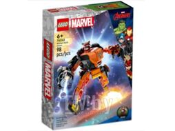 Конструктор LEGO Marvel Super Heroes Робот Ракетный Енот (76243) (Marvel Super Heroes, рекомендуемый возраст 6 лет, 113 детали)