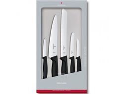 Набор ножей кухон. Victorinox Swiss Classic Kitchen 6.7133.5G компл.: 5шт черный подар.коробка