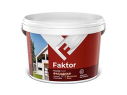 Краска FAKTOR фасадная белая 2,5 кг