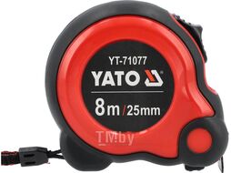 Рулетка 8мх25мм NYLON, ABS (бытовая) Yato YT-71077