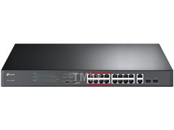 Коммутатор TP-Link TL-SL1218MP (16 x FE ePoE+, 2 x ComboSFP, 192W)