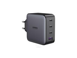 Сетевое зарядное устройство UGREEN USB-A+3*USB-C 100W GaN Tech Fast Charger + USB-C Cable CD226 (Space Gray) 90575