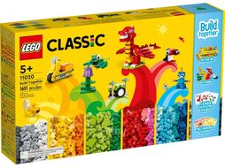 Конструктор LEGO Classic Строим вместе (11020) (Classic, рекомендуемый возраст 5 лет, 1601 деталь)