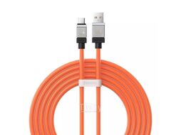 Кабель Baseus CAKW000607 CoolPlay Series Fast Charging USB to Type-C 100W 1m Orange