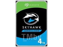 Жесткий диск 4Tb Seagate SkyHawk Surveillance ST4000VX016, 5900rpm, 3.5", SATA III, 256Mb