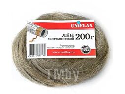 Лён сантехнический Uniflax M 200г (пакет)