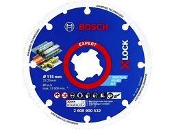 Алмазный круг 115-X-LOCK/22,23 мм по металлу Expert Diamond Metal Wheel, BOSCH