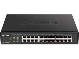 Коммутатор D-Link DGS-1100-24PV2/A3A (24 x GE (12 x PoE+), 100W, L2)