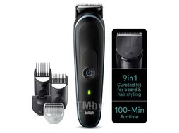 Универсальный триммер Braun All-in-One Style Kit MGK5411 (9-в-1 для ухода за волосами, триммер для бороды, инструмент для ухода за телом, машинка для стрижки волос)