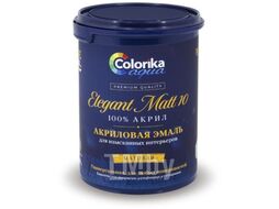 Эмаль акриловая Colorika Aqua ElegantMatt 10 База А 0,9 л матовая