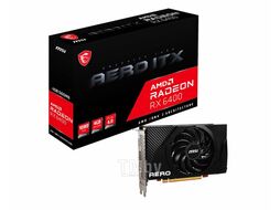 Видеокарта Radeon RX 6400, 4Gb GDDR6 64bit, MSI RX 6400 AERO ITX 4G, RTL