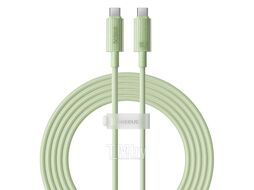 Кабель Baseus P10360202631-01 Habitat Series Fast Charging Cable Type-C to Type-C 100W 2m Natural Green