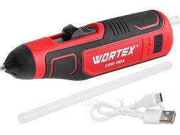 Аккум. клеевой пистолет CGG 1104 в кор. WORTEX 1334530