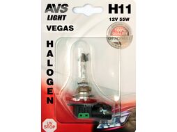 Галогенная лампа Vegas в блистере H11.12V.55W AVS A78480S