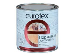 Лак паркетный ЕUROTEX PREMIUM АУ глянцевый бесцветный 0,8л Рогнеда