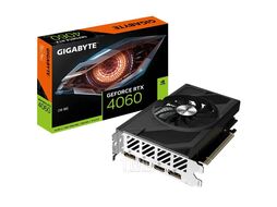 Видеокарта GeForce RTX 4060, 8Gb GDDR6 128bit, Gigabyte GV-N4060D6-8GD, RTL