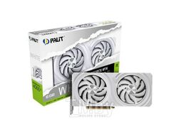 Видеокарта GeForce RTX 4060 Ti, 8Gb GDDR6 128bit, Palit Dual WHITE NE6406T019P1-1048L, RTL