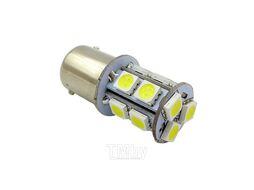 Светодиодная лампочка S022A T15/белый/(BA15S) 13SMD 5050 12V 1 contact, коробка 2 шт. AVS A07187S