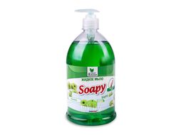 Жидкое мыло "Soapy" Light "Яблоко" с дозатором 1000 мл. Clean&Green CG8094